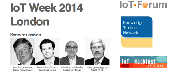 Sistema Monitorar na IoT Week London 2014